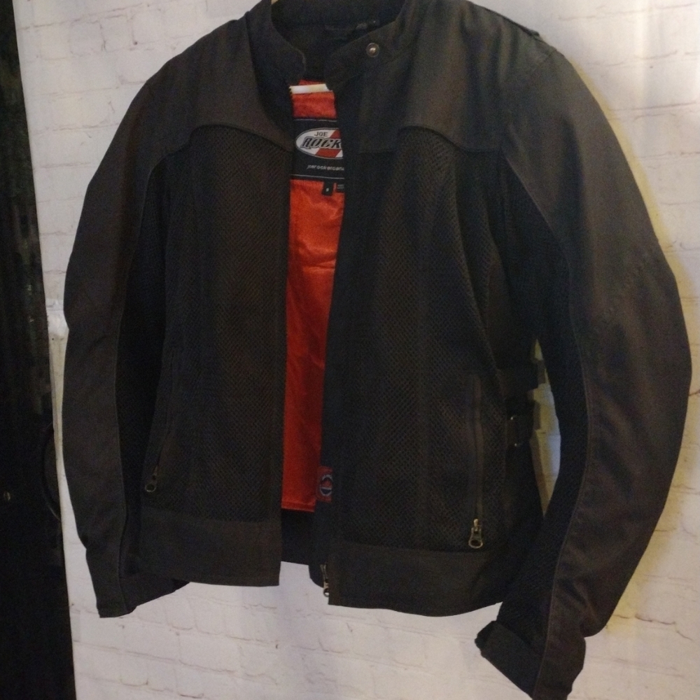 Joe Rocket Women's Sm Hardcore Canadian Motorcycle Jacket Mesh Removable Lining